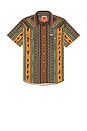 view 1 of 5 Serape Pearl Snap Shirt in Western Stripe Walnut