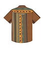 view 2 of 5 Serape Pearl Snap Shirt in Western Stripe Walnut