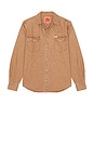 view 4 of 5 CAMISA THE WYATT in Faded Brown