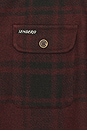 view 5 of 5 FLANELLE PINEDALE in Black & Maroon