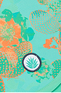 view 6 of 6 Point Bar Boardshort in Verde Vivo Nopal Cosmico