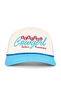 view 2 of 4 Coastal Cowgirl Hat in White & Blue
