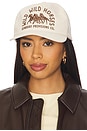 view 1 of 3 Wild Wild Horses Cap in Cream & Brown