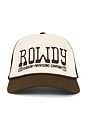 view 2 of 3 ROWDY トラッカーハット in Cream & Brown