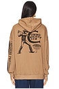 view 4 of 5 Cowboy Country Club Hoodie in Light Brown