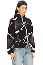 view 3 of 5 Sedona Fleece in Santa Fe Print- Vintage Black