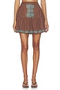 view 1 of 6 Flare Skirt in Umber