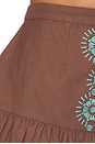 view 6 of 6 Flare Skirt in Umber