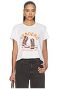 view 1 of 4 T-SHIRT BOXY HIGH STEPPER in Vintage White