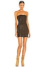view 1 of 4 Strapless Dress in Mink