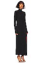 view 2 of 3 Mock Neck Maxi in Black