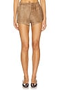 view 1 of 6 Dolphin Shorts in Sepia