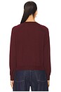 view 3 of 4 Long Sleeve Raglan Sweater in Wine
