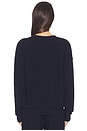 view 4 of 4 Heart Sweatshirt in Navy & White