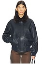 view 1 of 4 Vintage Aviator Jacket in Midnight
