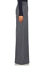 view 3 of 6 Wide Leg Pants With Pintuck in Grey Pinstripe