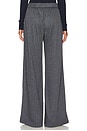 view 4 of 6 Wide Leg Pants With Pintuck in Grey Pinstripe