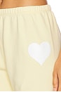 view 6 of 6 Heart Sweatpants in Butter