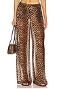 view 1 of 6 Wide Leg Pintuck Trousers in Jaguar