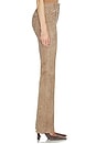 view 4 of 6 5 Pocket Micro Flare Pant in Taupe