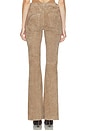 view 5 of 6 5 Pocket Micro Flare Pant in Taupe