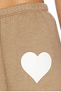 view 7 of 6 Heart Sweatpants in Taupe
