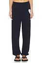 view 1 of 6 Heart Sweatpants in Navy & White