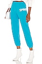 view 1 of 5 Small Logo Sweatpant in Turquoise