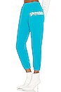 view 3 of 5 Small Logo Sweatpant in Turquoise