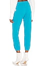 view 4 of 5 Small Logo Sweatpant in Turquoise