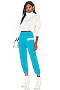 view 5 of 5 Small Logo Sweatpant in Turquoise