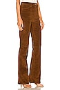 view 2 of 4 PANTALON JAMBES LARGES in Dark Cognac