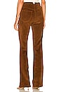 view 3 of 4 PANTALON JAMBES LARGES in Dark Cognac