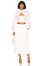 view 4 of 4 Culotte Pant in White