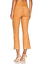 view 3 of 4 Crop Flare Legging in Camel