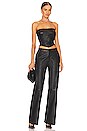 view 4 of 4 Baggy Lowrise Trousers in Black