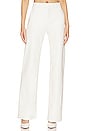 view 1 of 4 PANTALON TAILLE BASSE BAGGY in White