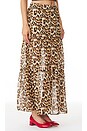 view 2 of 4 Ruffle Maxi Skirt in Leopard