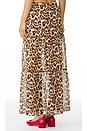 view 3 of 4 Ruffle Maxi Skirt in Leopard