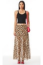 view 4 of 4 Ruffle Maxi Skirt in Leopard