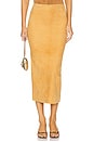 view 1 of 6 x REVOLVE Tube Skirt in Suede Nutmeg