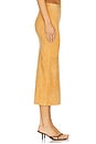 view 3 of 6 x REVOLVE Tube Skirt in Suede Nutmeg