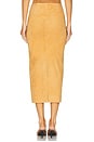 view 4 of 6 x REVOLVE Tube Skirt in Suede Nutmeg