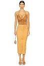 view 5 of 6 x REVOLVE Tube Skirt in Suede Nutmeg