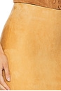 view 6 of 6 x REVOLVE Tube Skirt in Suede Nutmeg
