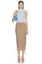 view 6 of 6 FALDA TUBO in Taupe