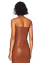 view 3 of 4 Tube Top in Cinnamon