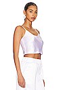 view 2 of 4 Cropped Scoop Neck Cami in White