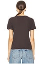 view 3 of 4 Baby Tee in Chocolate in Americano