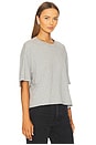 view 2 of 4 Oversized Boxy T-Shirt in Heather Grey